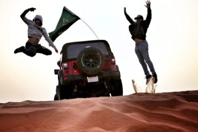 4X4 Dune Bashing with Sand Boarding in Pyramids of Saudi Arabia