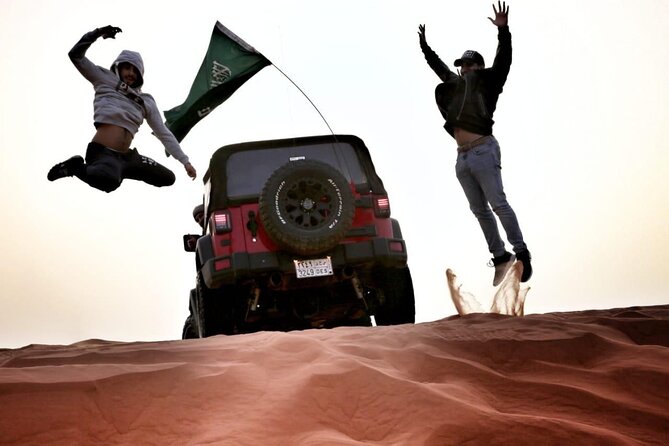 4X4 Dune Bashing with Sand Boarding in Pyramids of Saudi Arabia - King Khalid Royal Reserve and the main 4x4 run