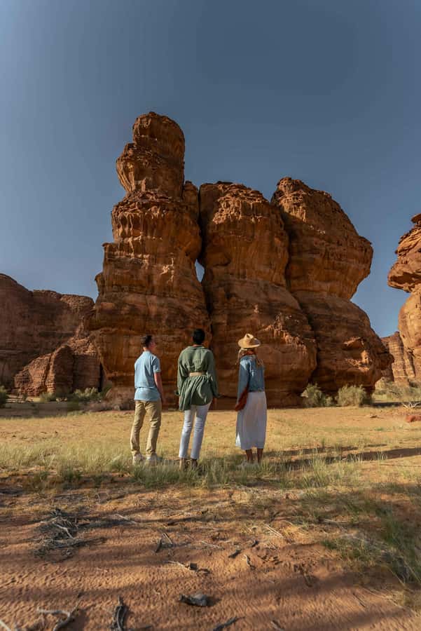 AlUla: Sharaan Platinum Dinner Safari - The afternoon pickup and ride into Sharaan