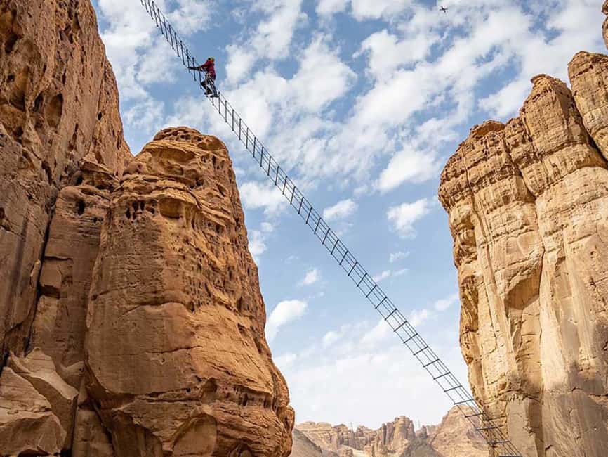 Climb up the new AlUla Stairway into the sky - Key points before you climb