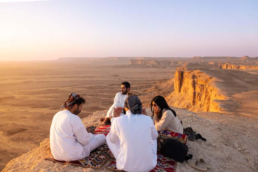 Edge of the World & Keshta Tour (Riyadh) - The view across the Tuwaiq Ranges