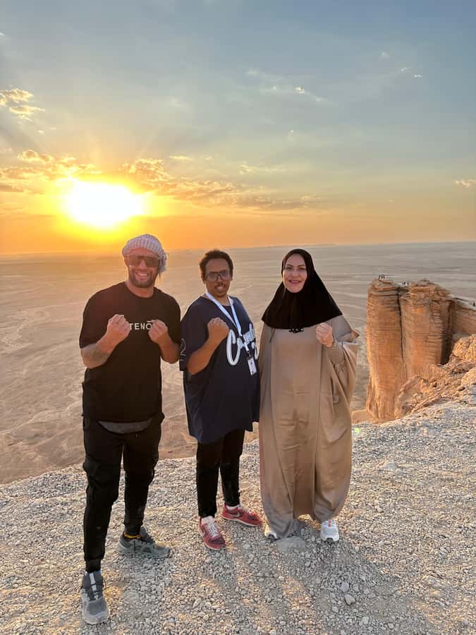 Edge of The World Riyadh,Camel Ride ,Bat Cave Visit & Dinner - Meeting at Saad Square and riding into the desert