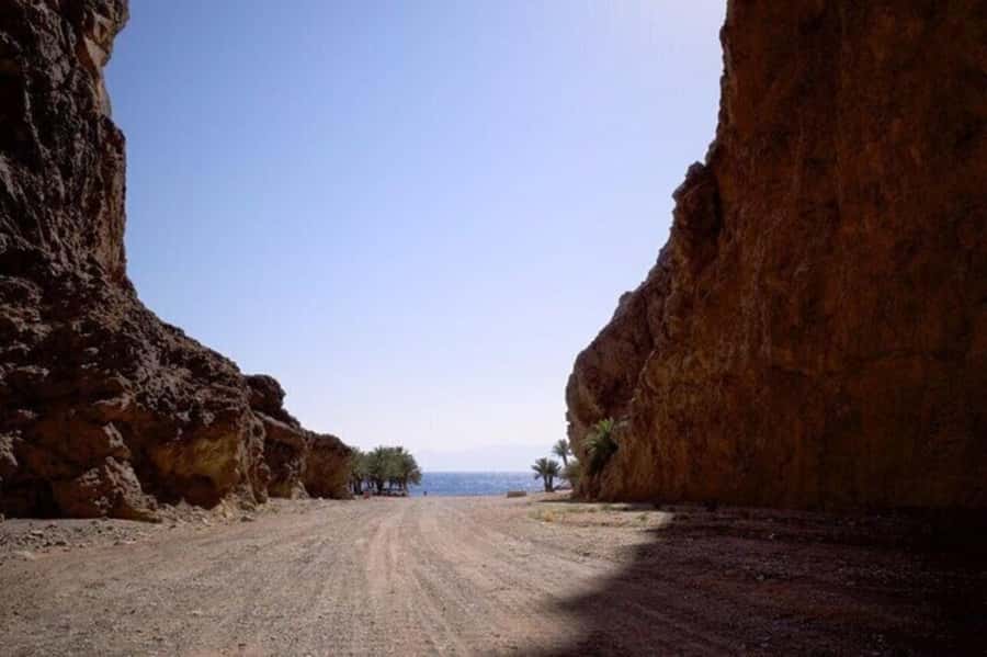 Explore the ancient The Land Of Midian& Split Rock Of Mose's - Leaving Tabuk in a private vehicle