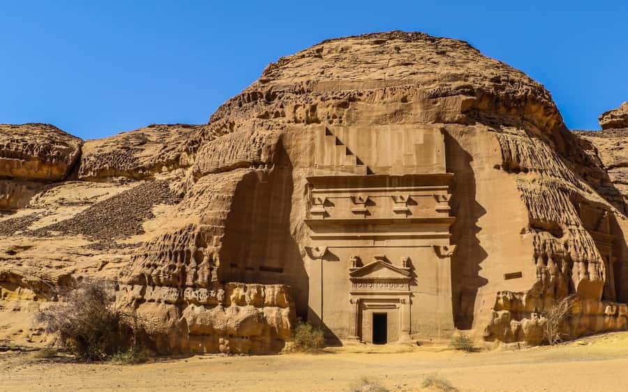 From AlUla: Hegra Tour - Jabal Ithlib and the Nabataean setting