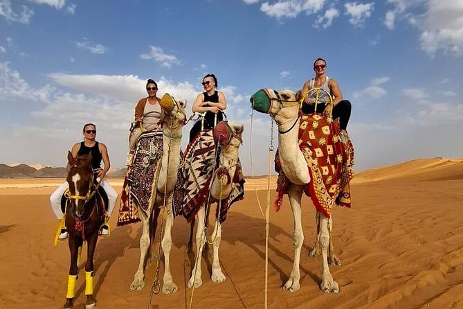 Red Sand Adventure 4x4 (Camel Ride ,Quad Biking, Heritage House) - Camel riding after the engines fall silent