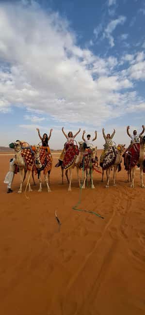 Riyadh: Desert Sand Dunes (VIT-Qude bike + Camel Ride) - Quad biking across the red dunes