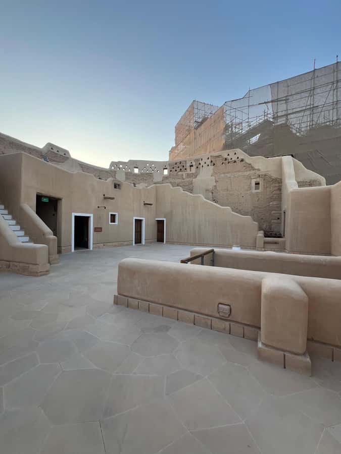 Riyadh: Masmak Fort, Souq AlZal, and Murabba Palace Tour - Murabba Palace and its central architectural idea