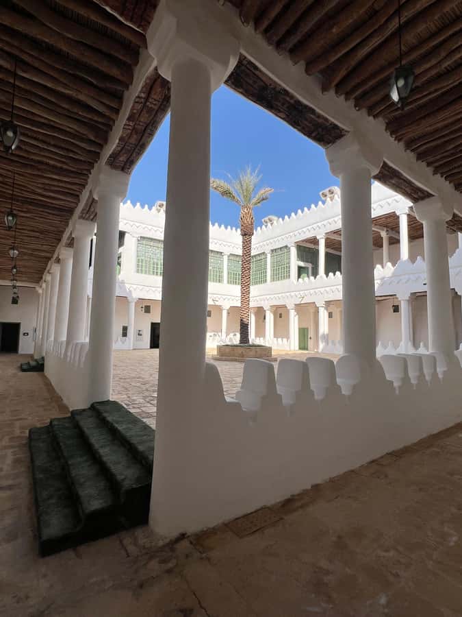 Riyadh: Masmak Fort, Souq AlZal, and Murabba Palace Tour - Al Bujairi Heritage Park and views toward At Turaif