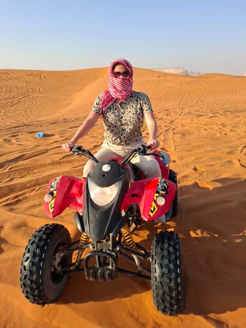 Sand Dune Desert (VIT-Quid bike + Camel Ride): Riyadh - The guide and hosting style