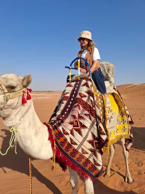 Sand Dune Desert (VIT-Quid bike + Camel Ride): Riyadh - Camel riding at a gentler pace