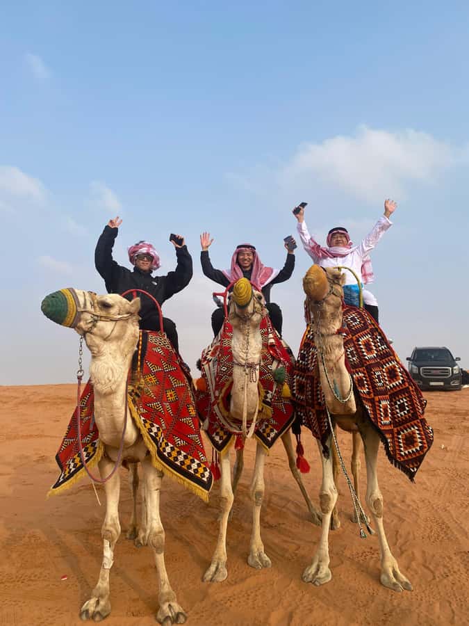 VIP Red Dunes: Camel, Quads, Private Tour & Coffee - Camel riding for a slower desert moment