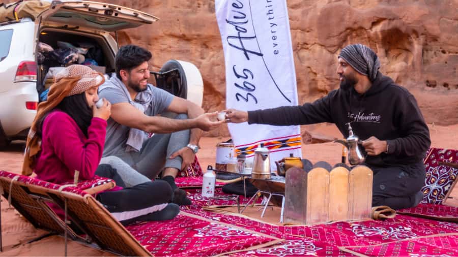 Wadi Disah Adventure (from Tabuk) - The Arabic-only guide question