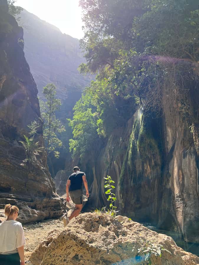 Wadi Lajab Canyon Hiking Tour - Key points at a glance